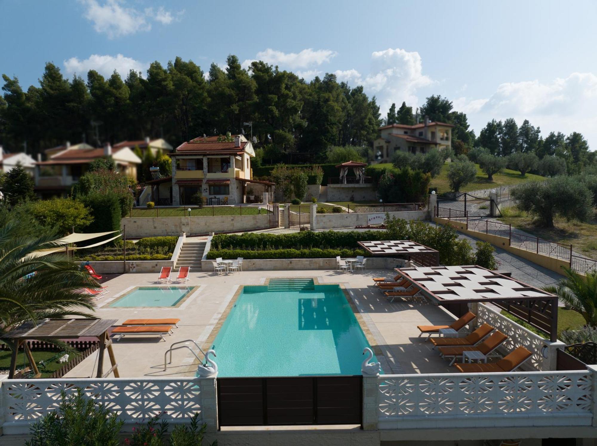 Aracelia Villas With Private Pool Siviri Exteriér fotografie
