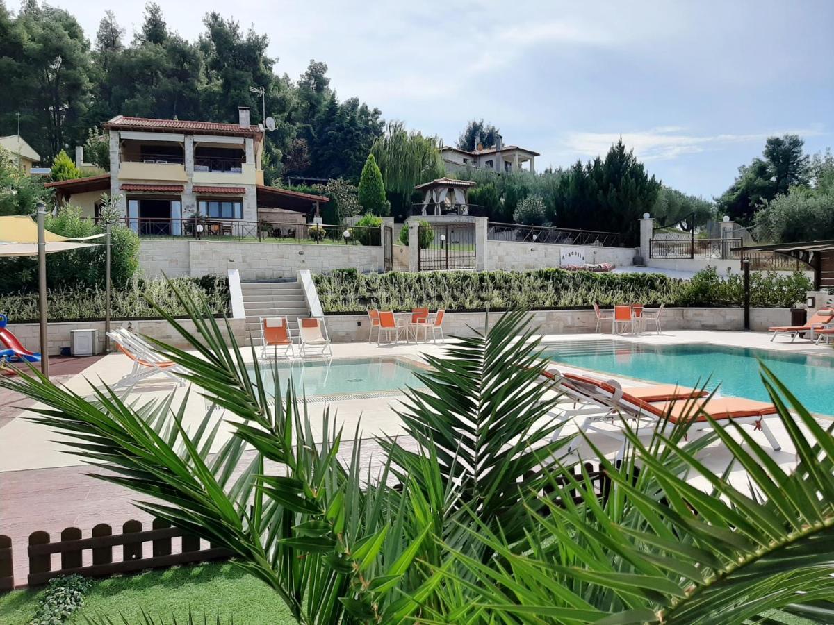Aracelia Villas With Private Pool Siviri Exteriér fotografie